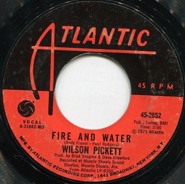 Album cover art for "Fire and Water" by Wilson Pickett