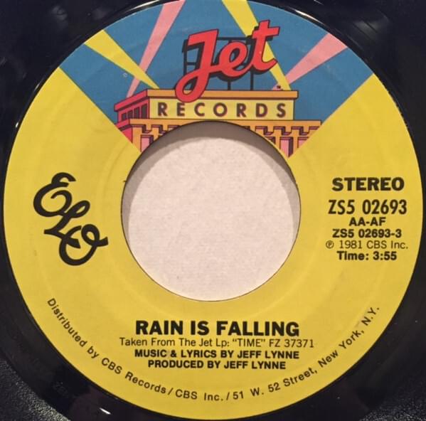 Album cover art for "Rain Is Falling" by Electric Light Orchestra