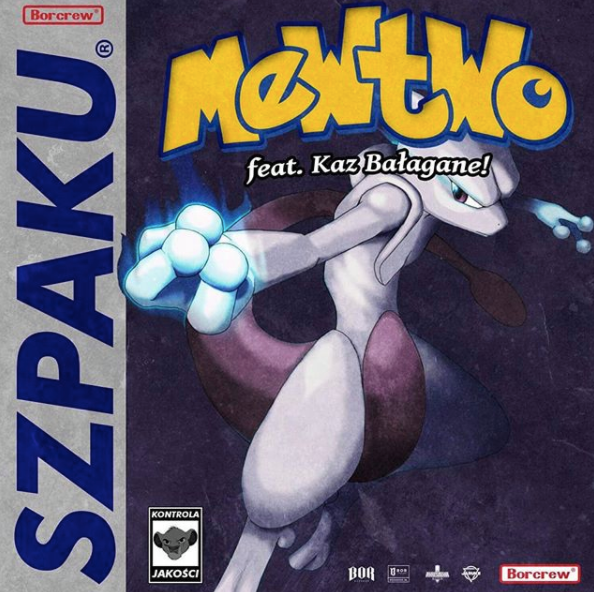 Album cover art for "Mewtwo" by Szpaku & Kaz Bałagane