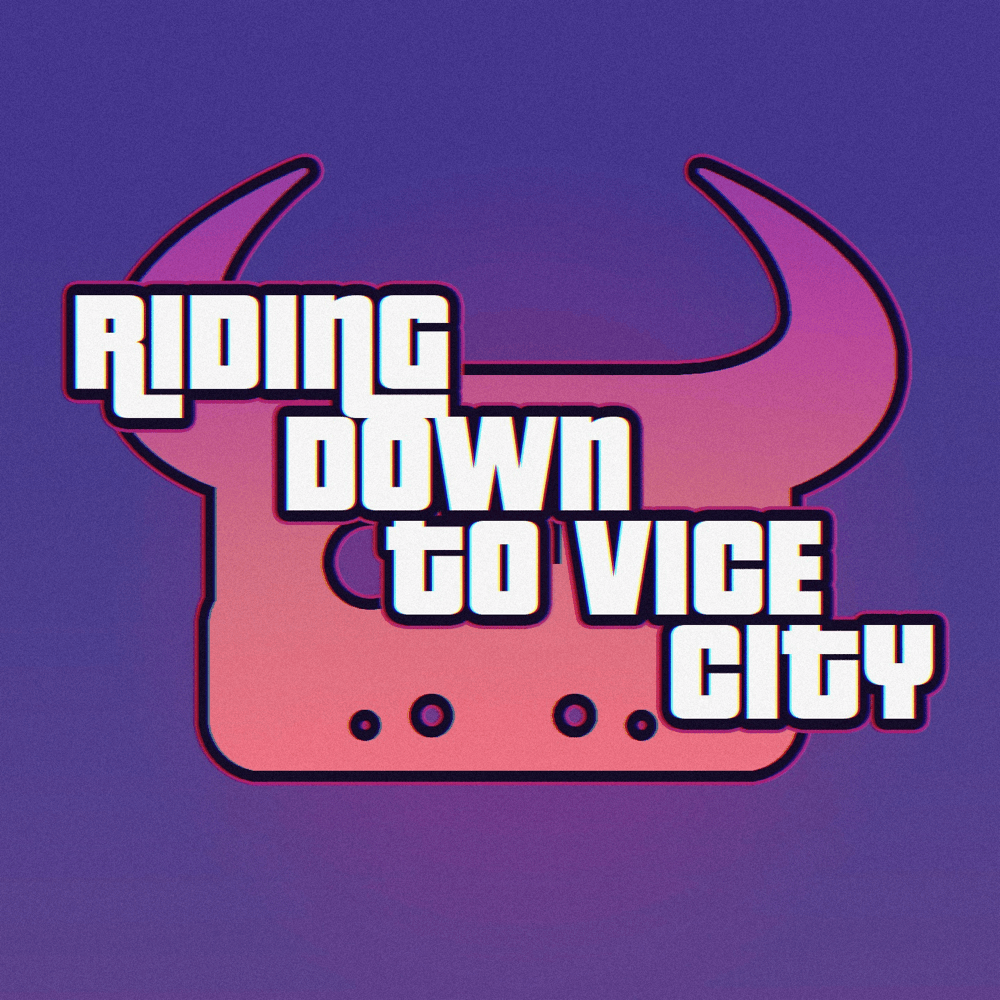Album cover art for "Riding Down To Vice City" by Dan Bull