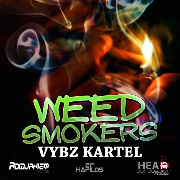 Album cover art for "Weed Smoker" by Vybz Kartel