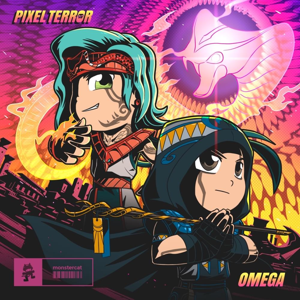 Album cover art for "Omega" by Pixel Terror
