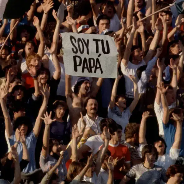 Album cover art for "Soy Tu Papá" by Rawayana & Fernando Palomo