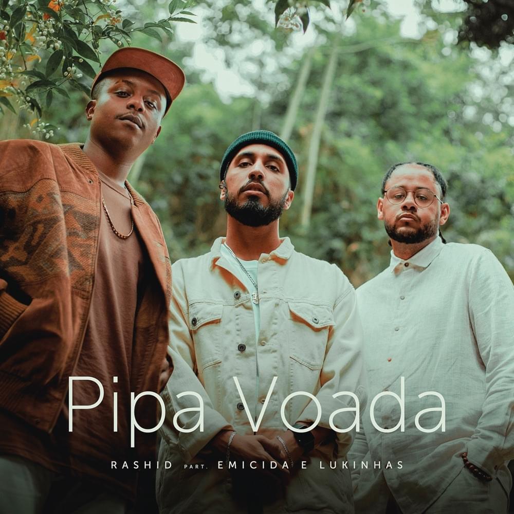 Album cover art for "Pipa Voada" by Rashid & Lukinhas & Emicida