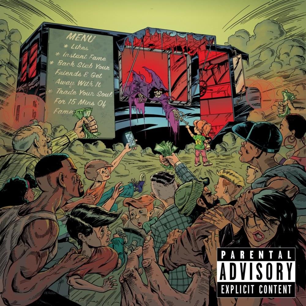 Album cover art for "On My Own" by Azizi Gibson