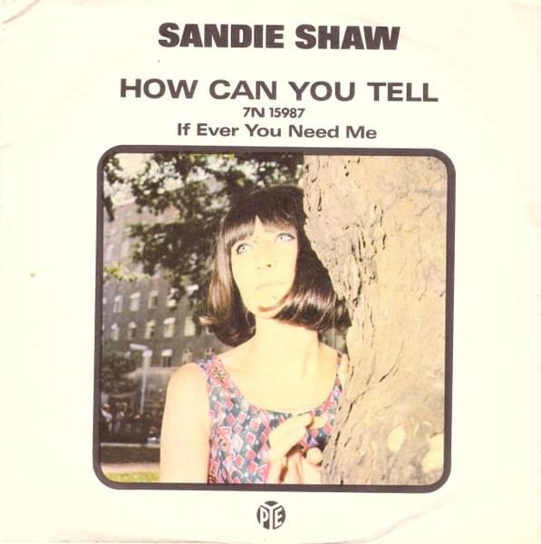 Album cover art for "How Can You Tell" by Sandie Shaw