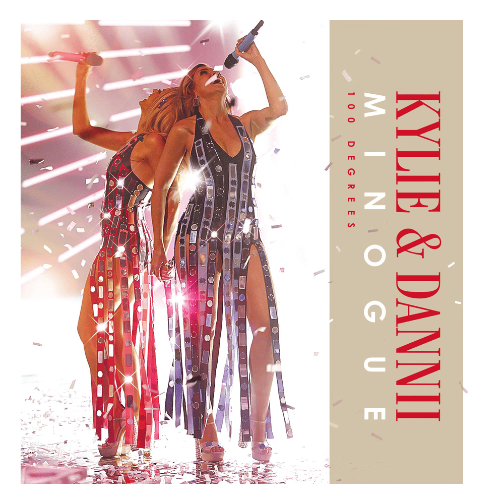 Album cover art for "100 Degrees" by Kylie Minogue & Dannii Minogue