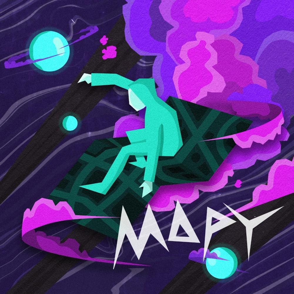 Album cover art for "Mapy" by Qry