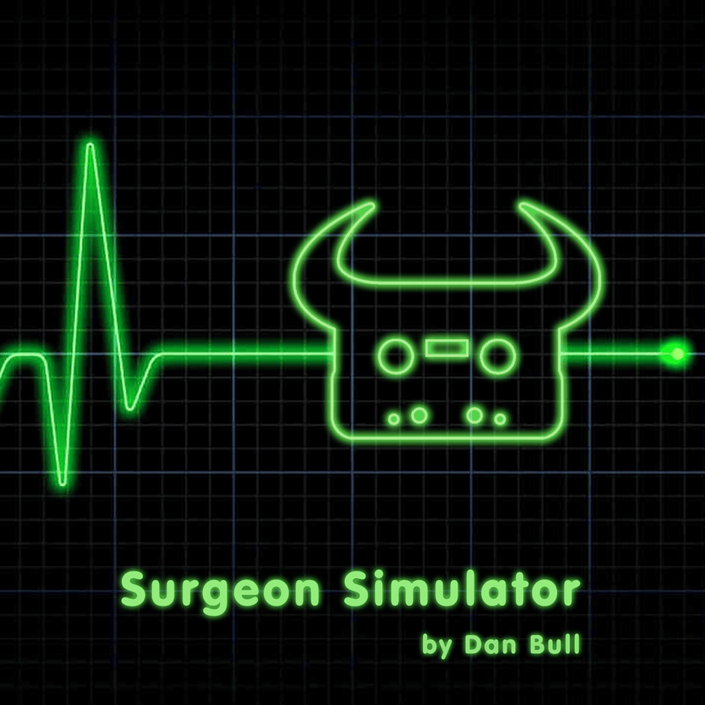 Album cover art for "Surgeon Simulator" by Dan Bull