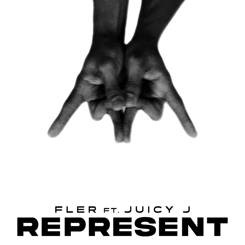 Album cover art for "Represent" by Fler