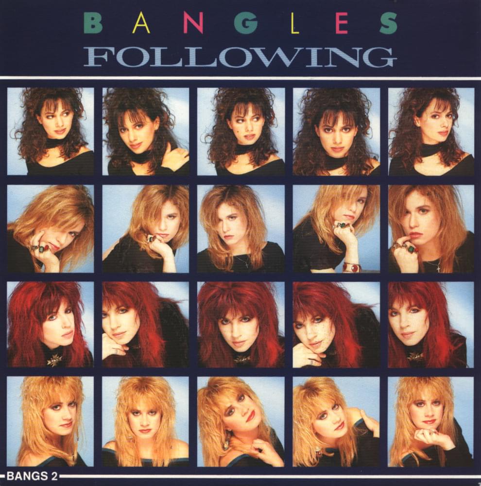 Album cover art for "Following" by The Bangles