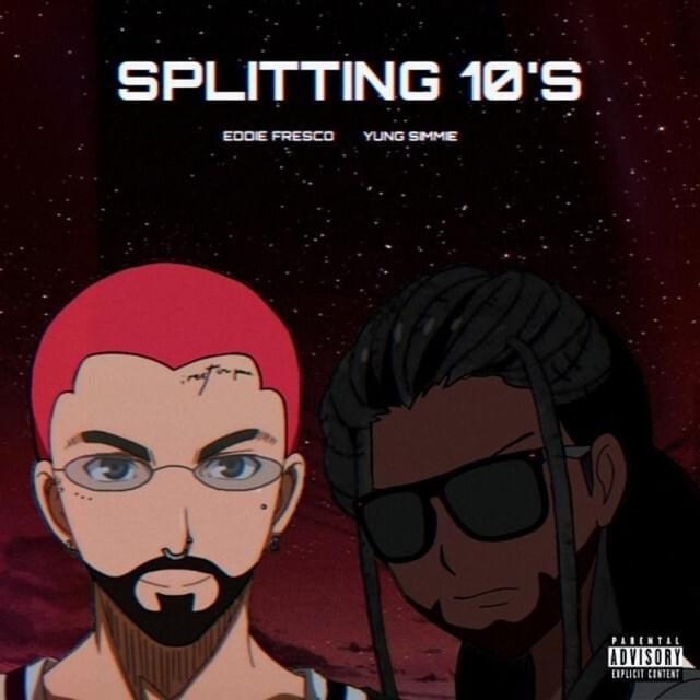 Album cover art for "Splitting 10'S" by Eddie Fresco