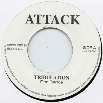 Album cover art for "Tribulation" by Don Carlos