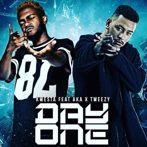 Album cover art for "Day One" by Kwesta & AKA & Tweezy
