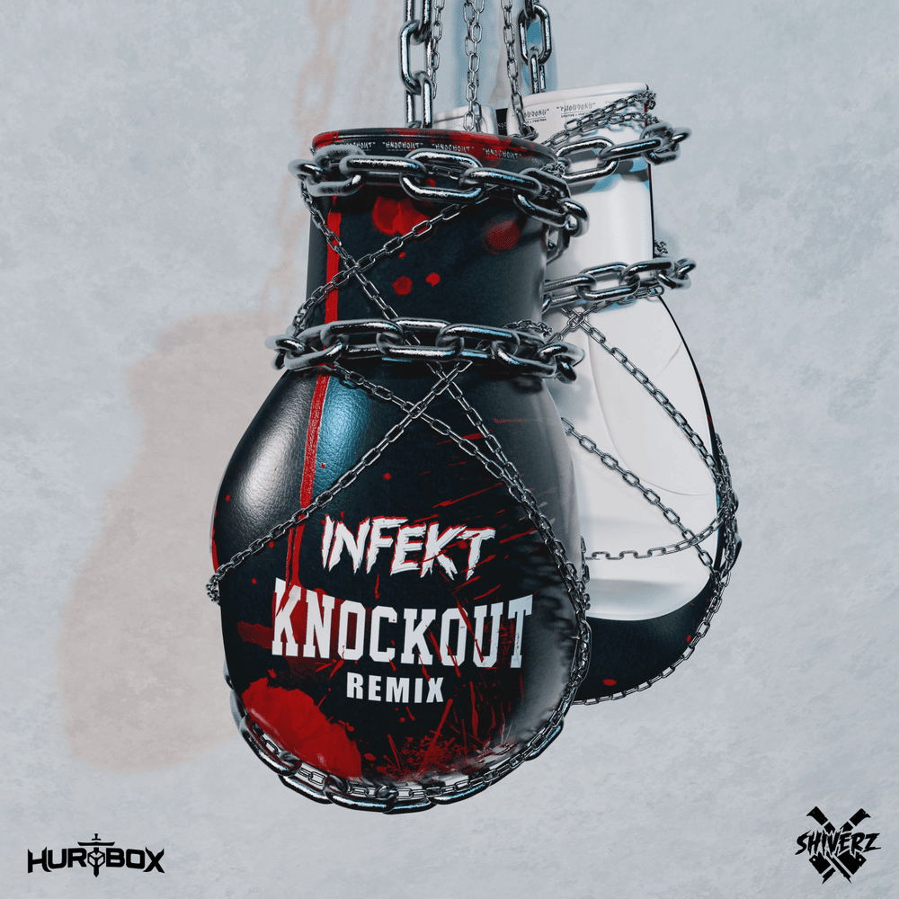 Album cover art for "KNOCKOUT (INFEKT Remix)" by HURTBOX