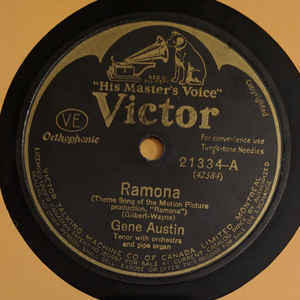 Ramona by Gene Austin