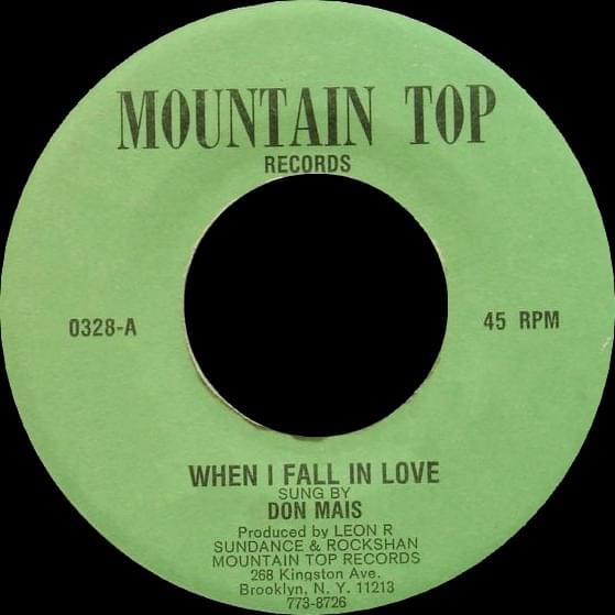 Album cover art for "When I Fall In Love" by Don Mais