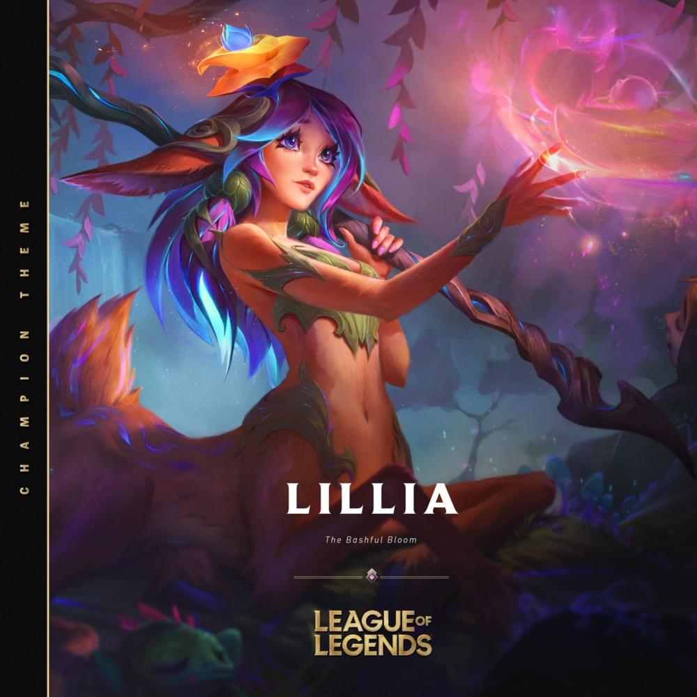 Album cover art for "Lillia, The Bashful Bloom" by League of Legends