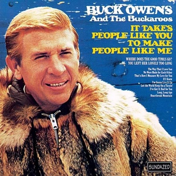 Album cover art for "Heartbreak Mountain" by Buck Owens