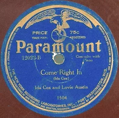 Album cover art for "Come Right In" by Ida Cox