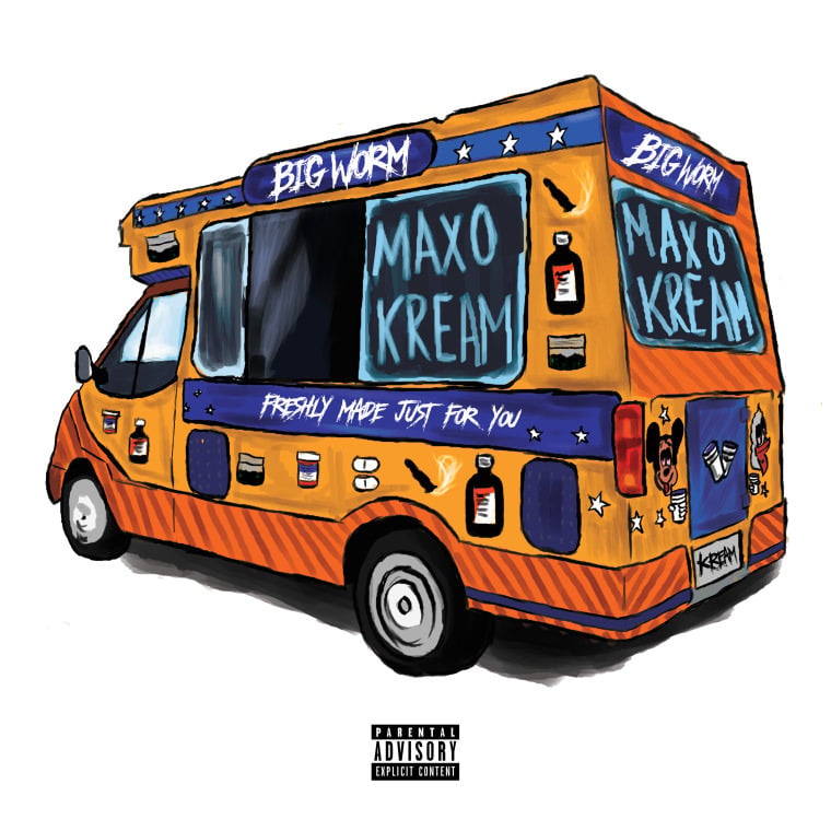 Album cover art for "Big Worm" by Maxo Kream