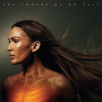 Album cover art for "Les choses qu’on fait" by Vitaa