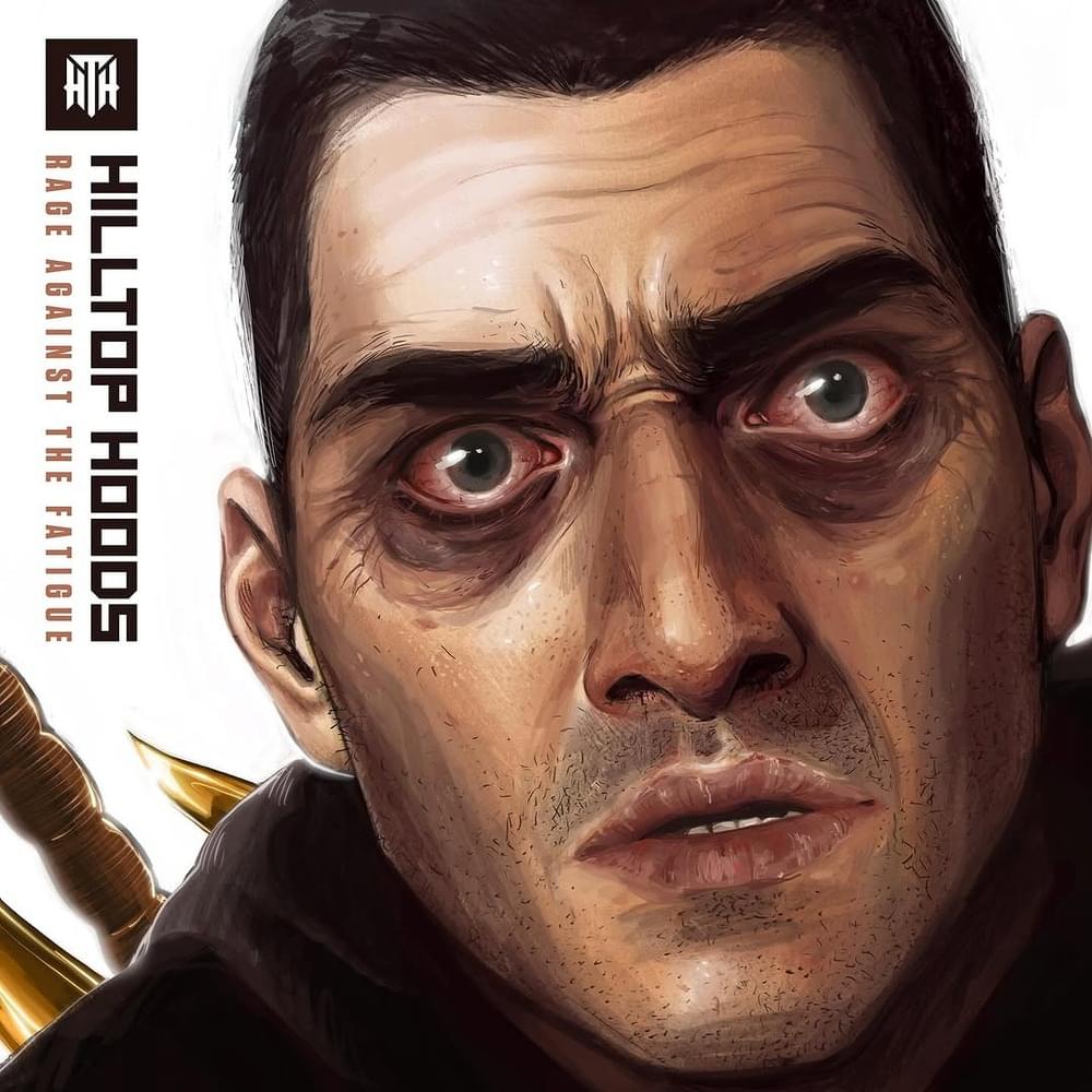 Album cover art for "Rage Against The Fatigue" by Hilltop Hoods