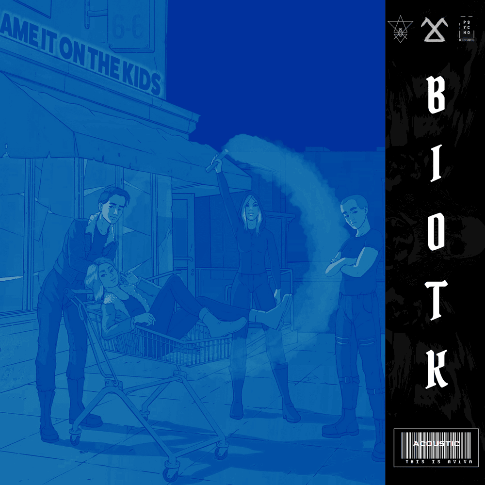 Album cover art for "BLAME IT ON THE KIDS (Acoustic)" by AViVA