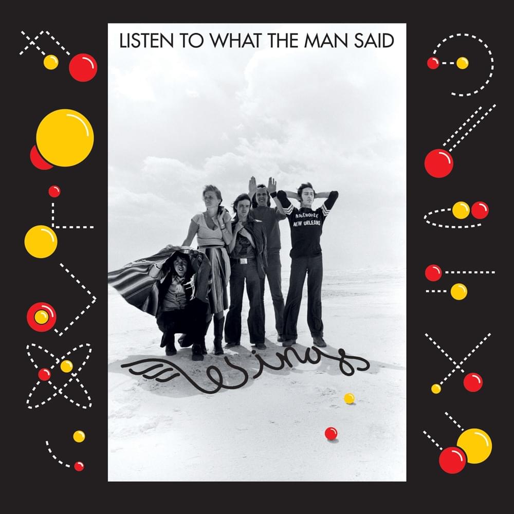 Album cover art for "Listen to What the Man Said" by Wings