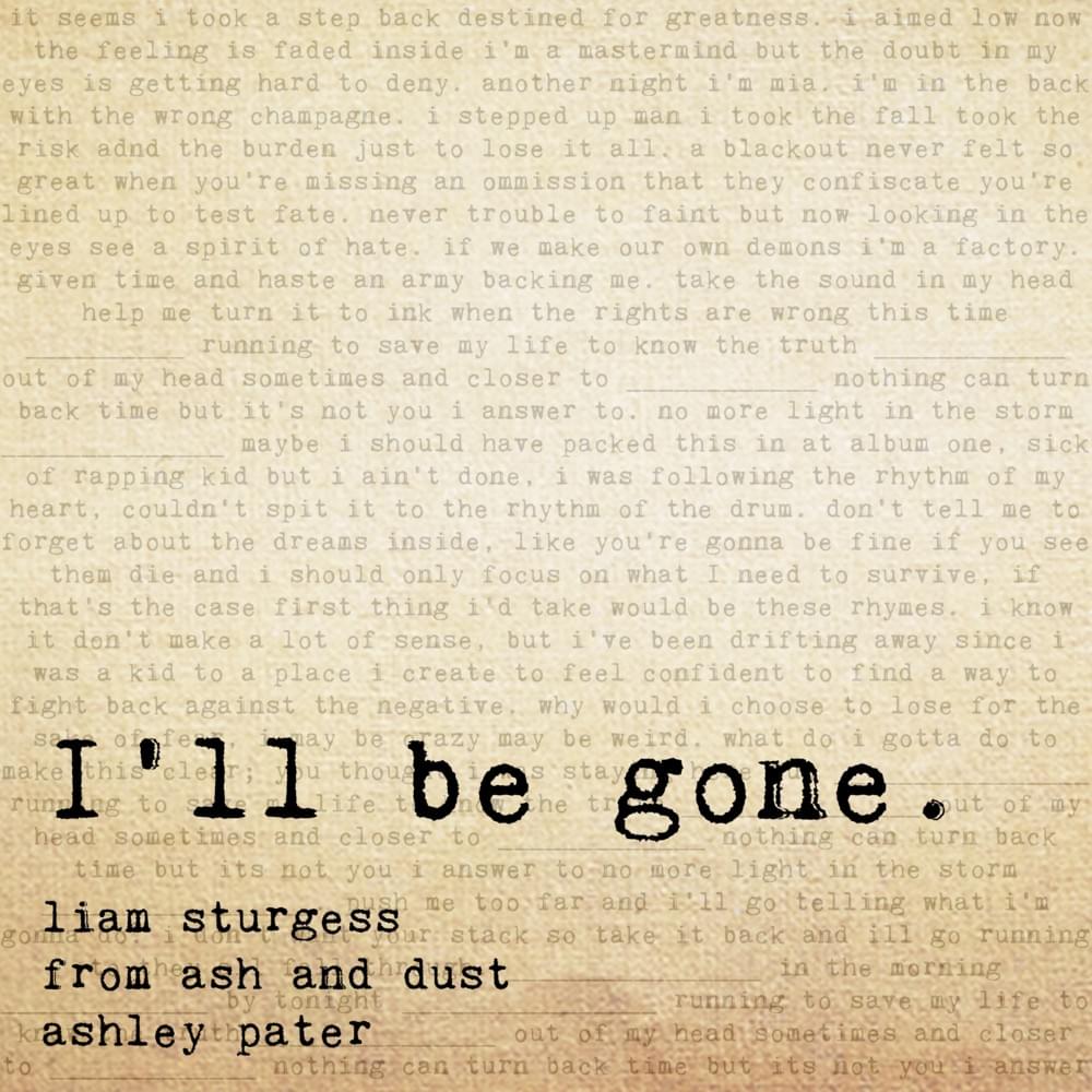 Cover image for I’ll Be Gone - Single