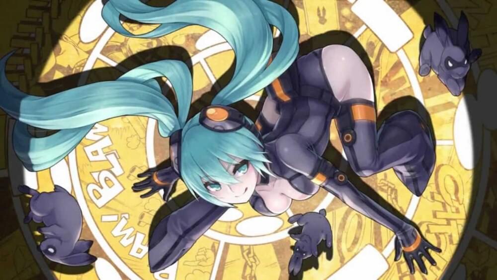 Album cover art for "月見夜ラビット (Tsukimiyo Rabbit)" by 蝶々P (papiyon) & 初音ミク (Hatsune Miku)