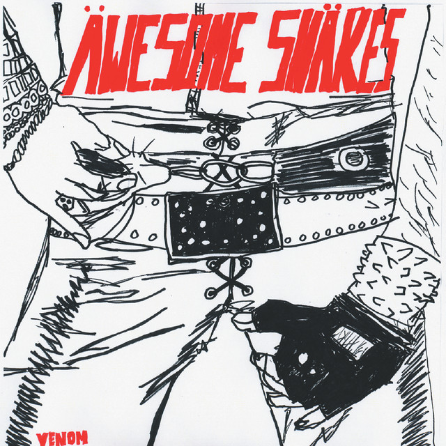 Album cover art for "I Want a Snake" by Awesome Snakes