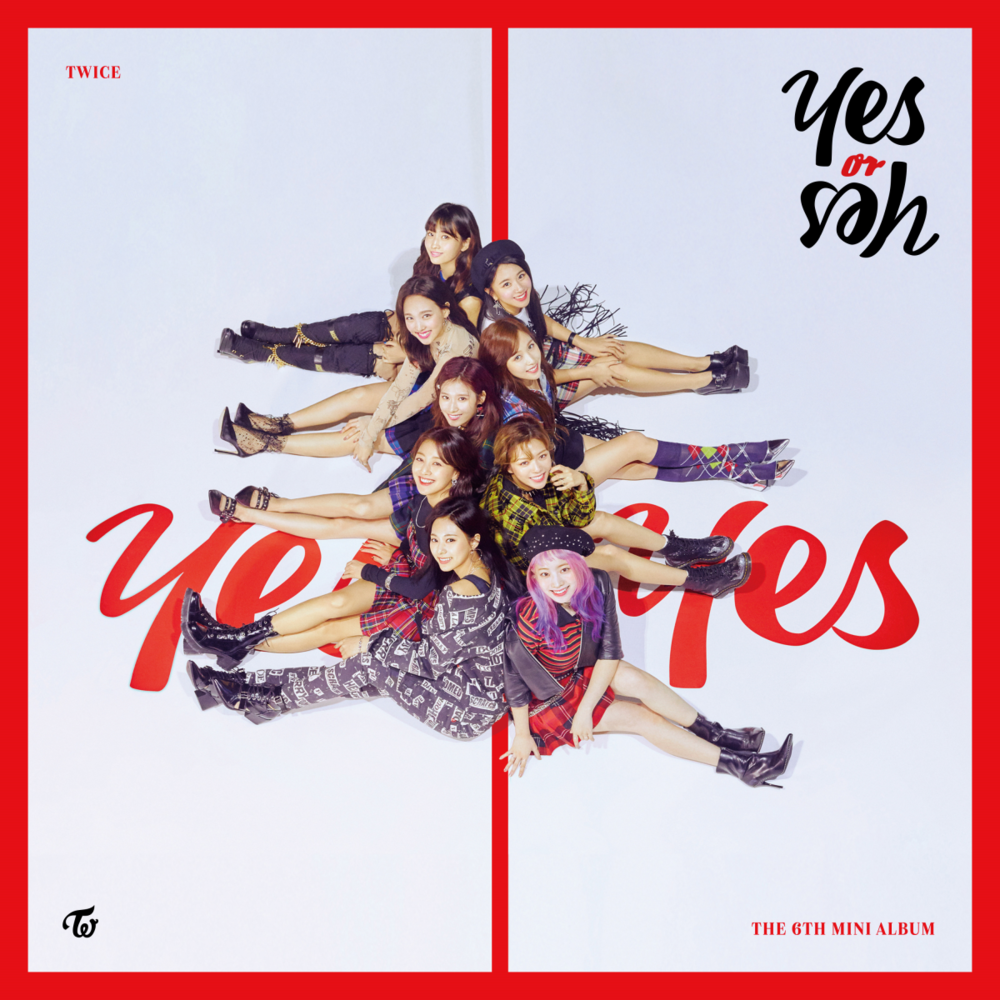 Album cover art for "YES or YES" by TWICE