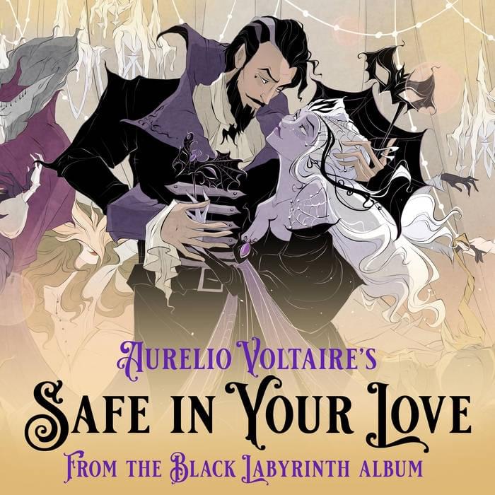 Album cover art for "Safe in Your Love" by Aurelio Voltaire