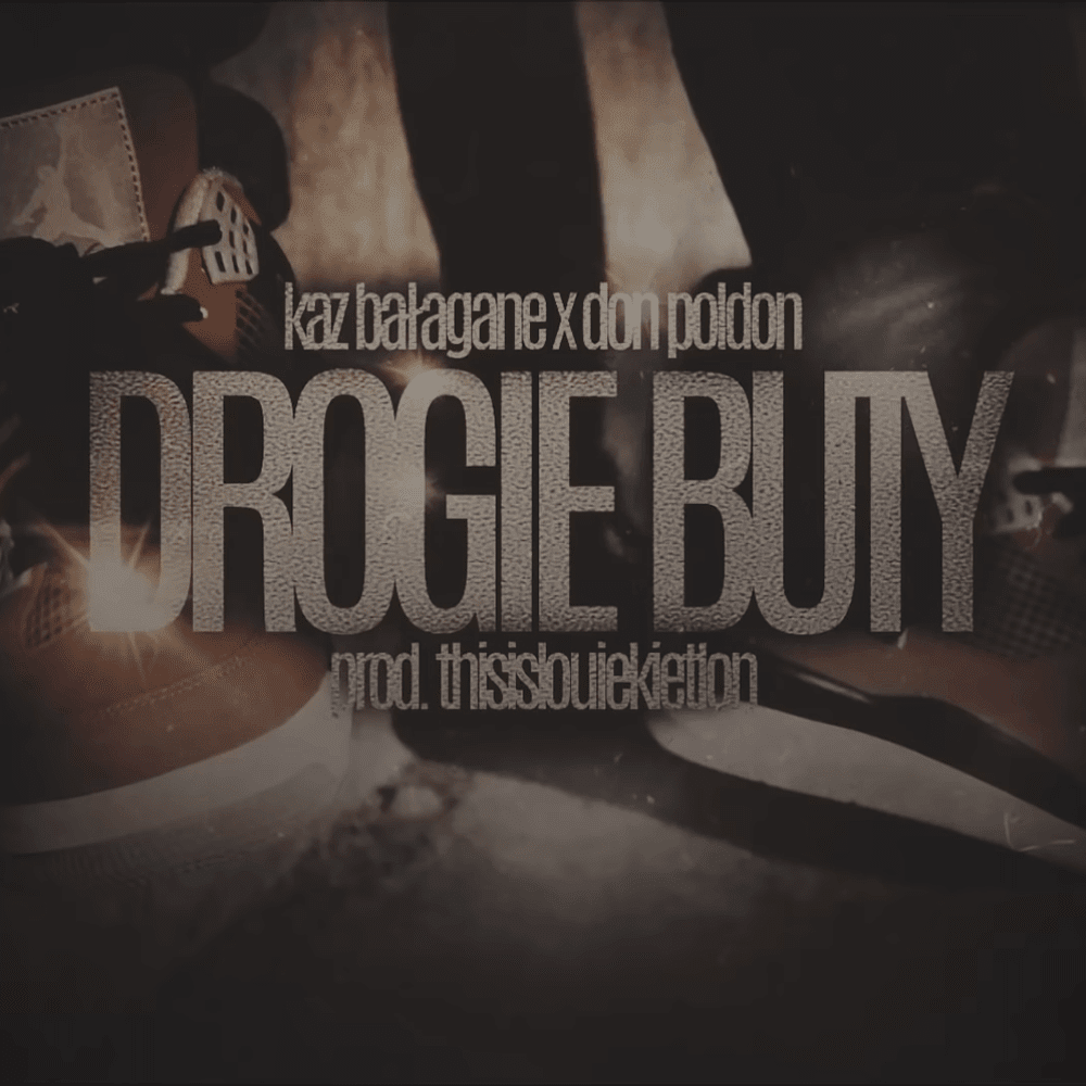 Album cover art for "Drogie buty" by Kaz Bałagane & Don Poldon