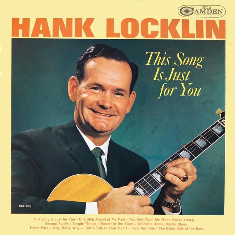 Album cover art for "Simple Things" by Hank Locklin