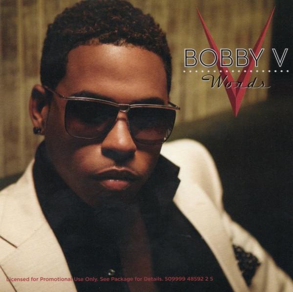 Album cover art for "Words" by Bobby V