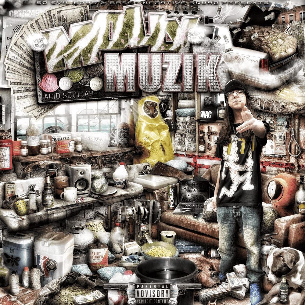 Album cover art for "Basedplugg" by Acid Souljah