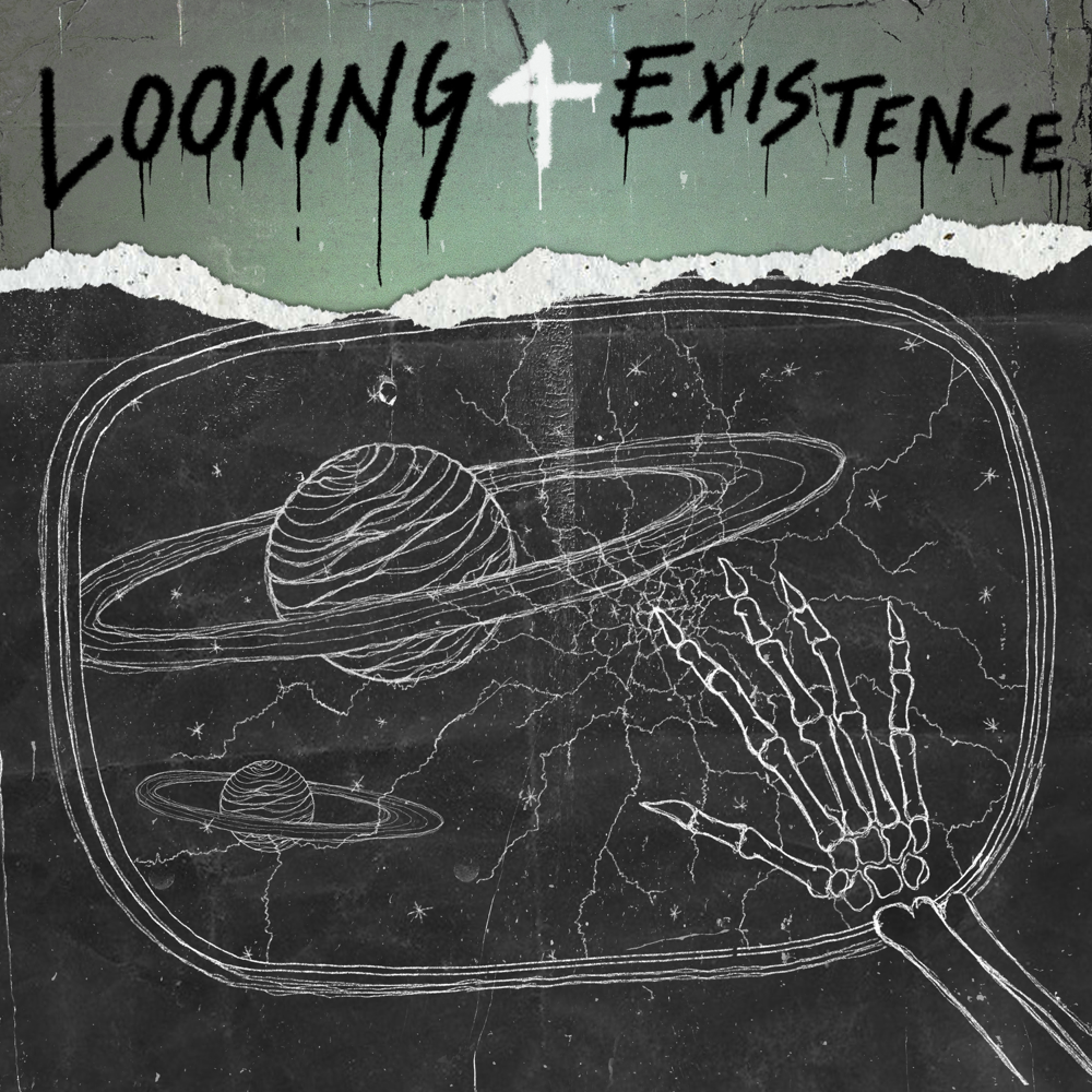 Album cover art for "Looking 4 Existence" by Yung Pinch