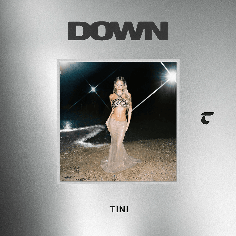 Album cover art for "Down" by TINI