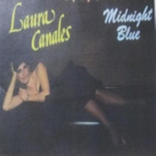 Album cover art for "Midnight Blue" by Laura Canales