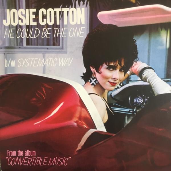 Album cover art for "He Could Be the One" by Josie Cotton