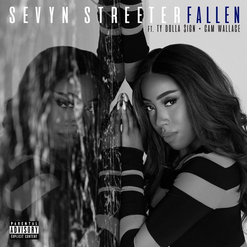 Album cover art for "Fallen" by Sevyn Streeter & Ty Dolla $ign & Cam Wallace