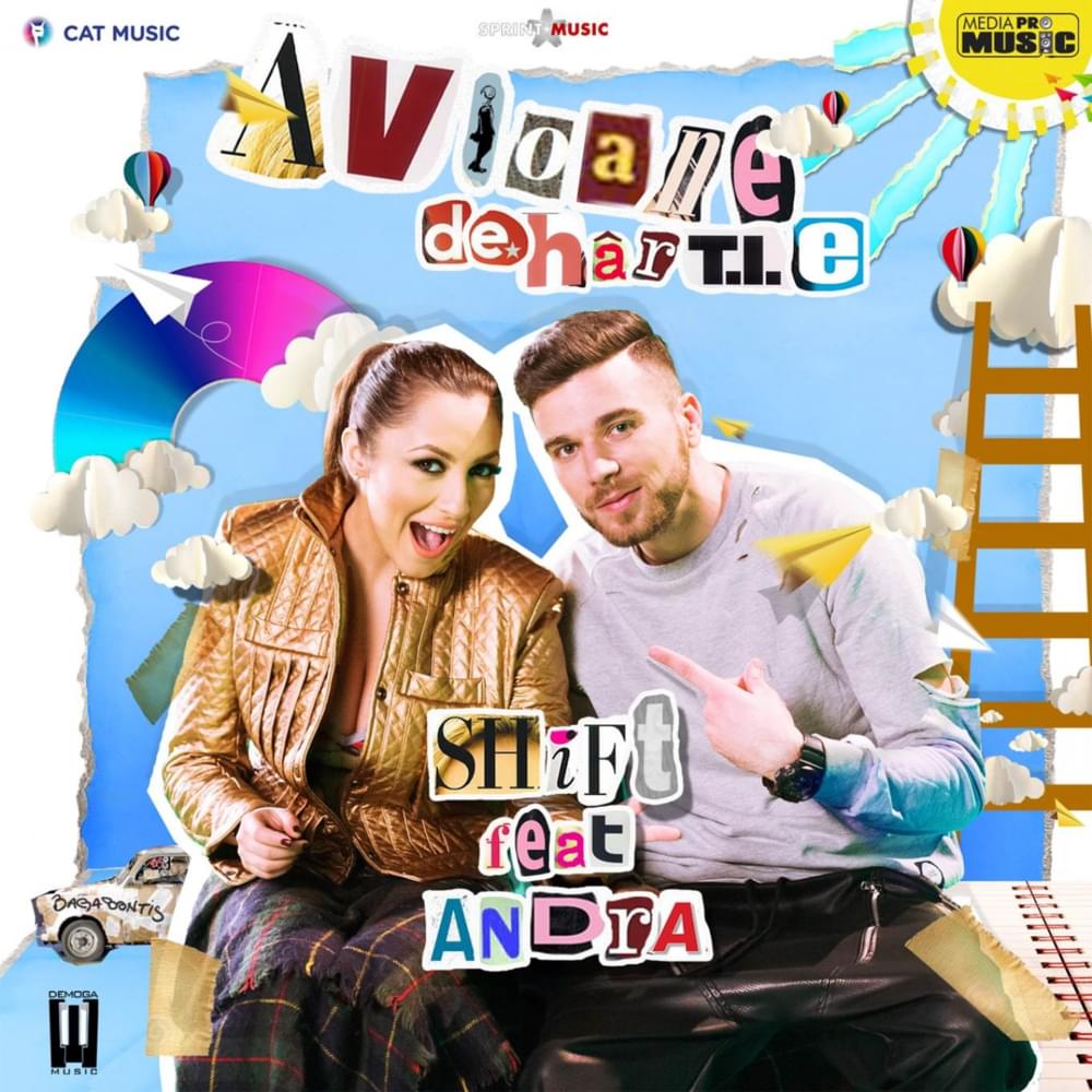 Album cover art for "Avioane de h�rtie" by SHIFT & Andra