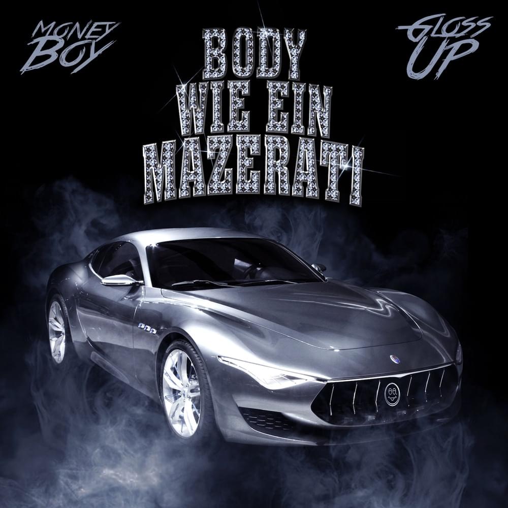 Album cover art for "Body wie ein Mazerati" by Money Boy & Gloss Up