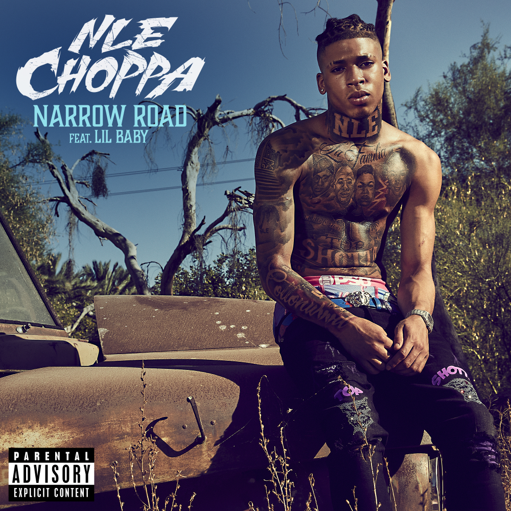 Album cover art for "Narrow Road" by NLE Choppa & Lil Baby