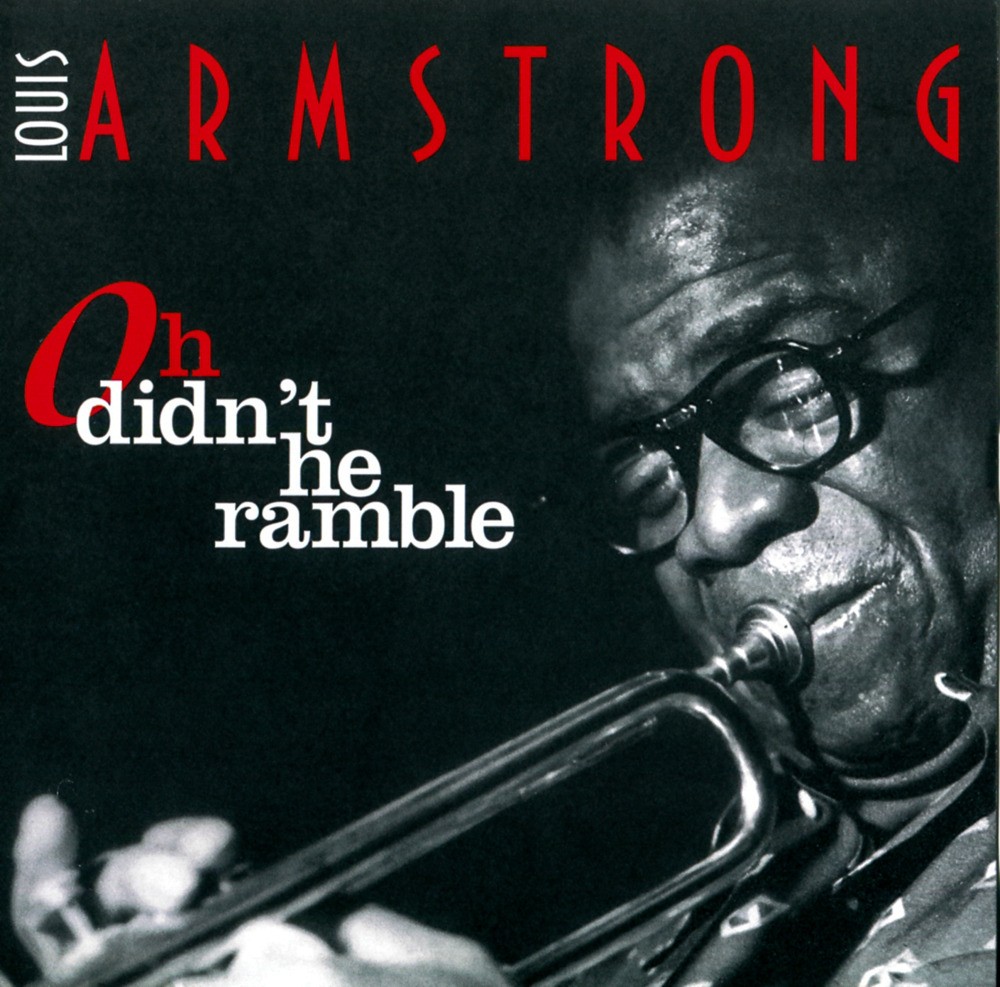 Album cover art for "Georgia On My Mind" by Louis Armstrong
