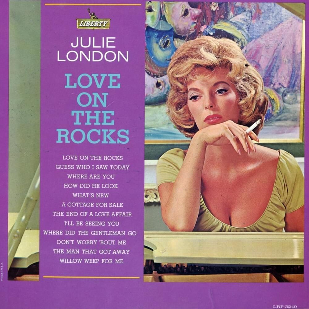 Album cover art for "Where Are You?" by Julie London