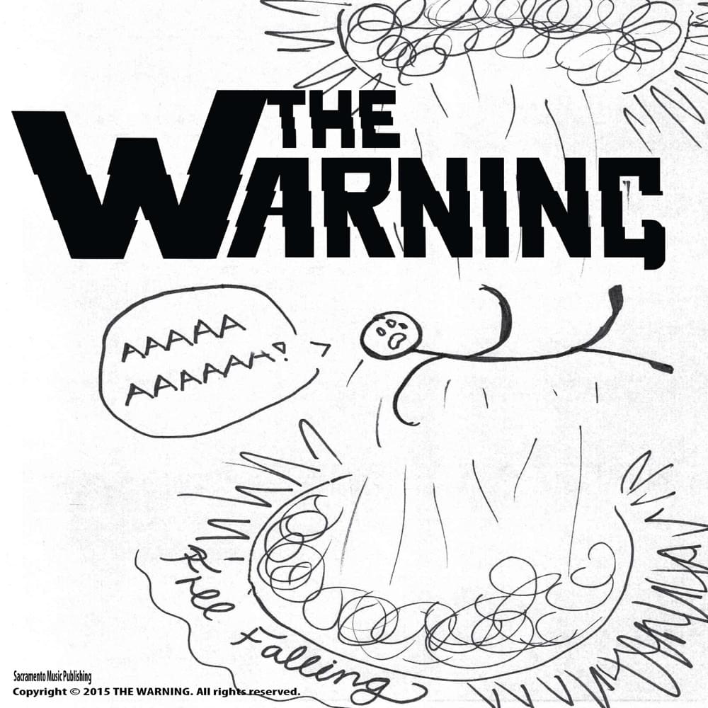 Album cover art for "Free Falling" by The Warning