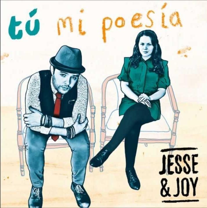 Album cover art for "Tú, mi poesía" by Jesse & Joy